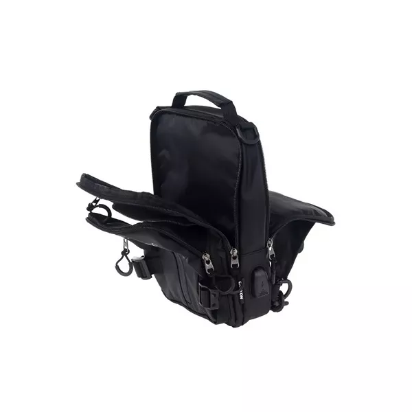 Canyon CB-1 Transformer Bag notebook/tablet poliészter oldaltáska/hátizsák fekete 3,5L