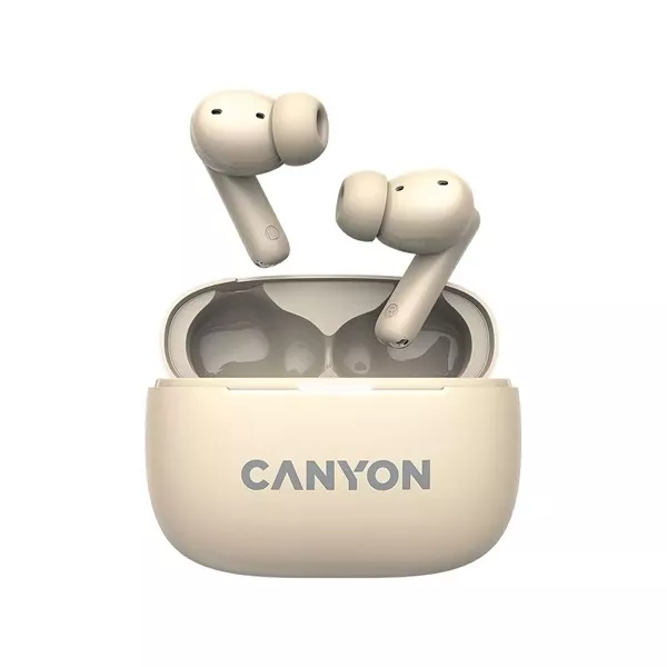 Canyon TWS-10 True Wireless Bluetooth barna fülhallgató