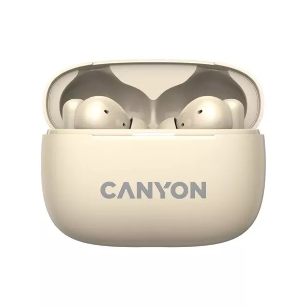 Canyon TWS-10 True Wireless Bluetooth barna fülhallgató