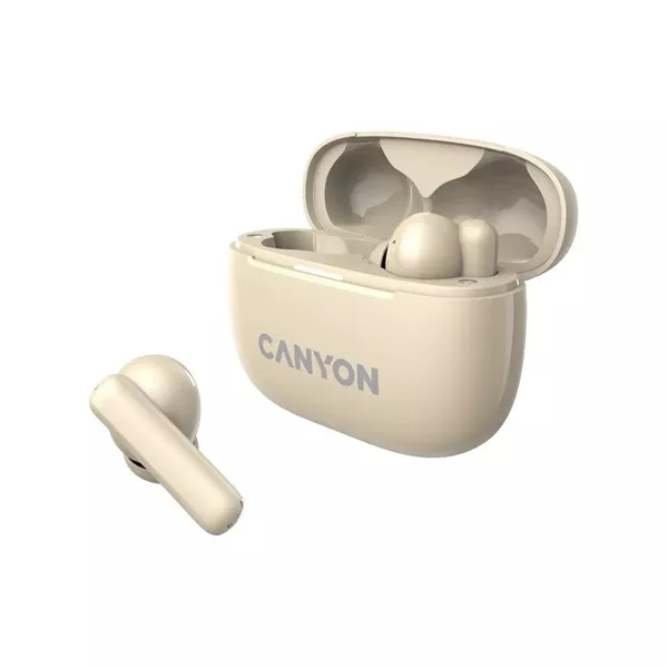 Canyon TWS-10 True Wireless Bluetooth barna fülhallgató