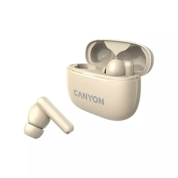 Canyon TWS-10 True Wireless Bluetooth barna fülhallgató