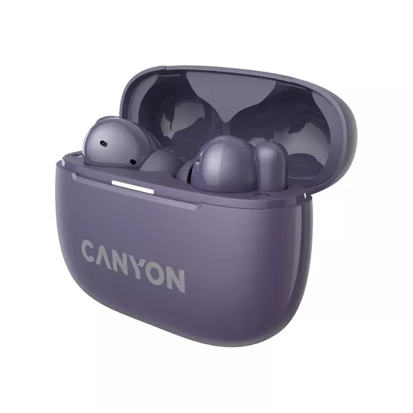 Canyon TWS-10 True Wireless Bluetooth lila fülhallgató