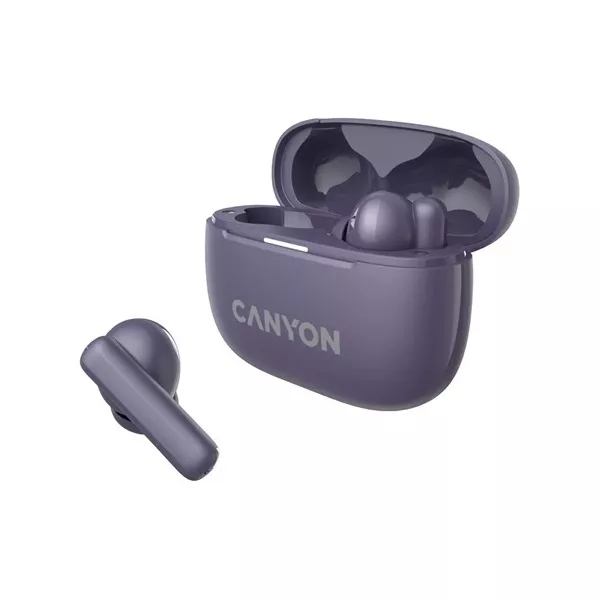 Canyon TWS-10 True Wireless Bluetooth lila fülhallgató