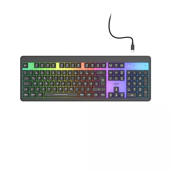 URAGE by Hama 13217831 EXODUS 215 RGB fekete gamer billentyűzet