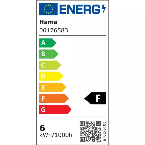 Hama 176583 E14 5,5W RGB okos Wifi LED izzó