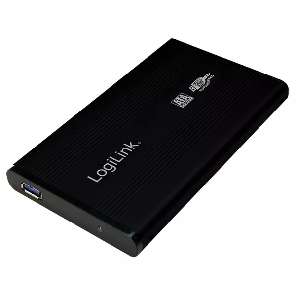 LogiLink UA0106 Szuper sebességű USB 3.0-ás alumínum HDD ház 2.5”-os SATA HDD-hez