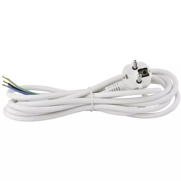 Emos S14323 Flexo 3 méter 3×1,5mm2 fehér szerelhető hálózati kábel