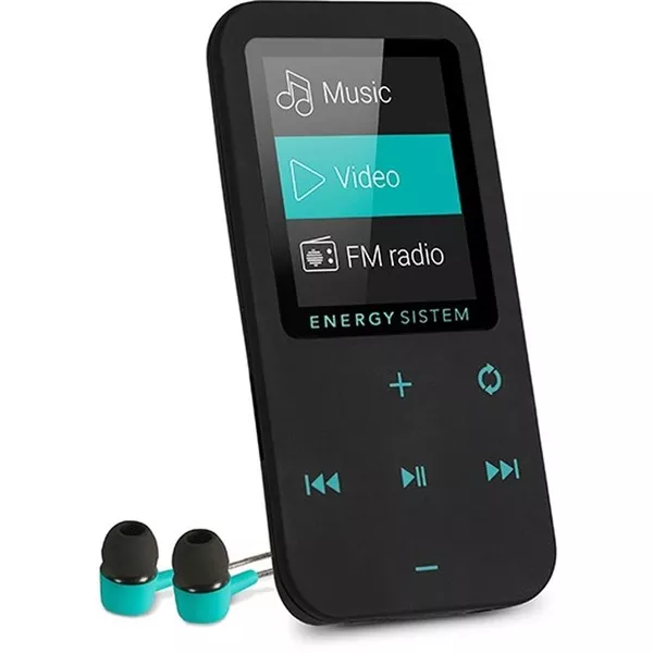 Energy Sistem EN 426461 Touch Bluetooth-os 8GB fekete/mentazöld MP4 lejátszó style=