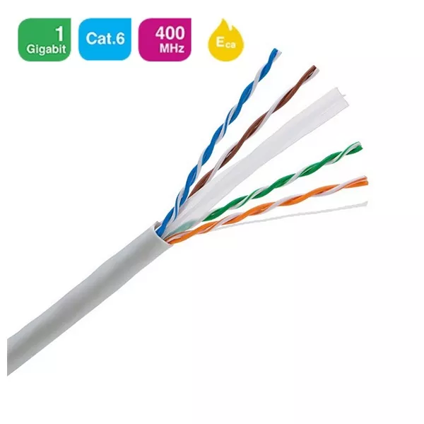 KE-Line Cat6 (U/UTP) PVC árnyékolatlan fali kábel