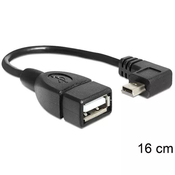 Delock 16cm USB mini apa - USB 2.0-A anya OTG kábel