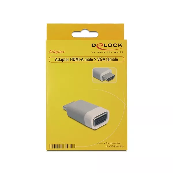 Delock 65472 HDMI-A apa > VGA anya adapter