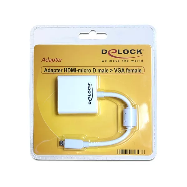 Delock 65347 HDMI-micro D apa > VGA anya adapter
