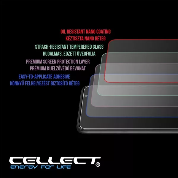 Cellect LCD-HONOR-8A-GLASS Honor 8A üveg kijelzővédő fólia