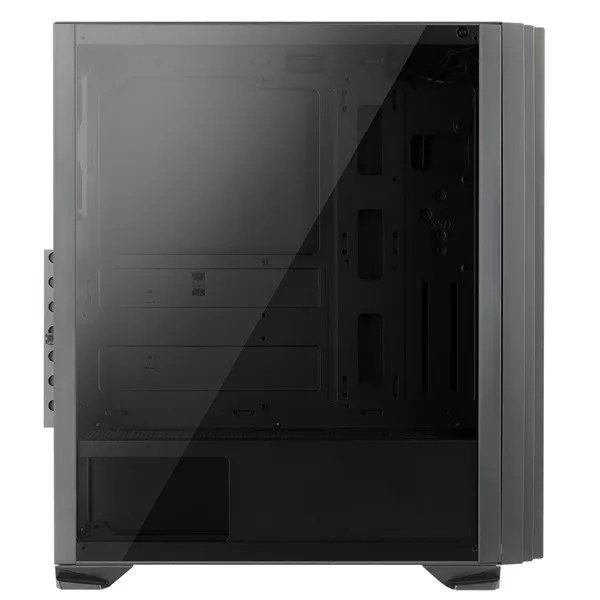 ABKONCORE Cronos 750 RGB fekete ablakos (Táp nélküli) számítógép ház