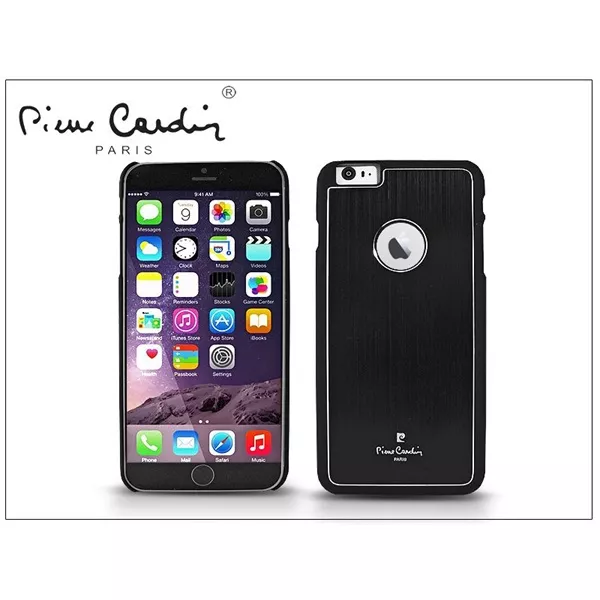 Pierre Cardin BCALBK-IP6PL iPhone 6 Plus/6S Plus fekete alumínium hátlap