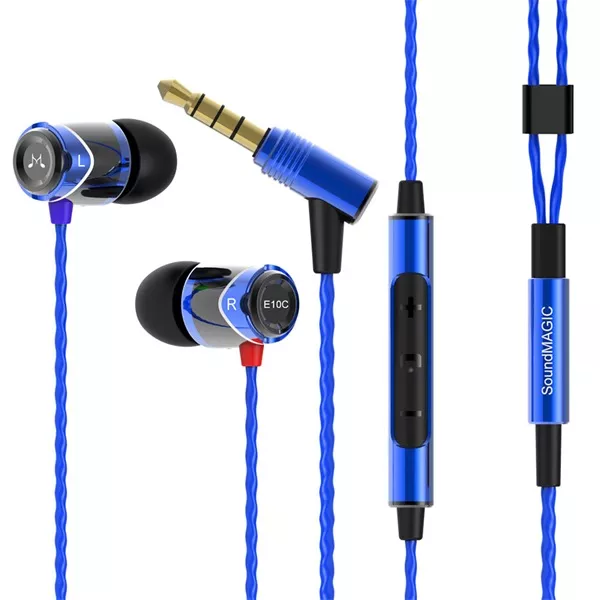 SoundMAGIC SM-E10C-04 In-Ear kék-fekete fülhallgató style=