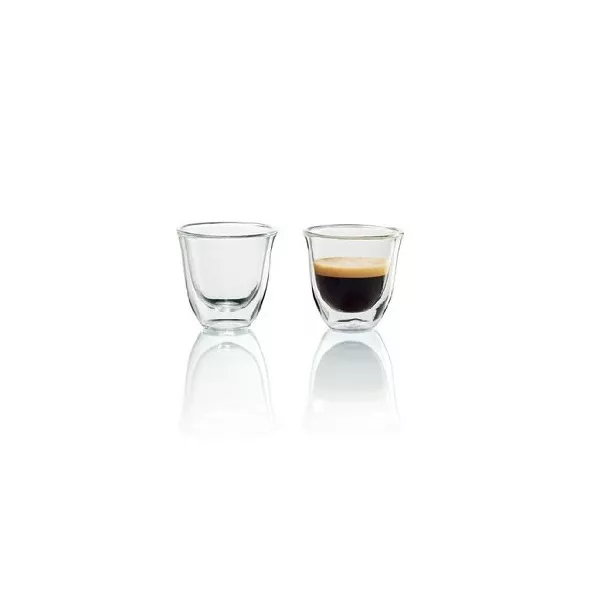 Delonghi DLSC310 eszpresszó pohár, 60 ml, átlátszó, 2db