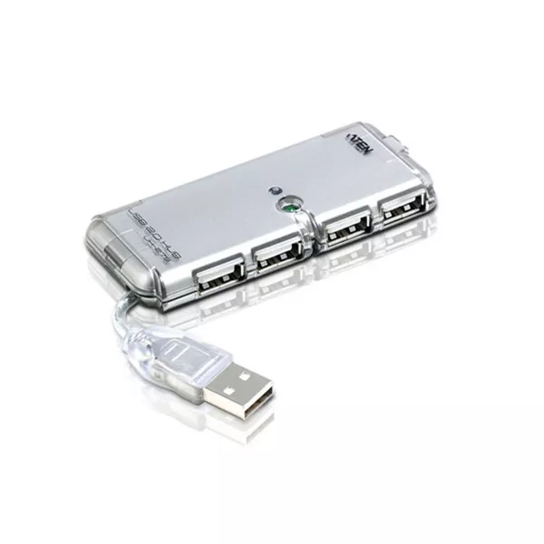 ATEN UH275Z-AT-G 4 portos mini fehér USB 2.0 HUB