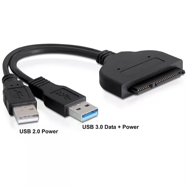 Delock 61883 Sata22 pin - USB3.0 A apa konverter