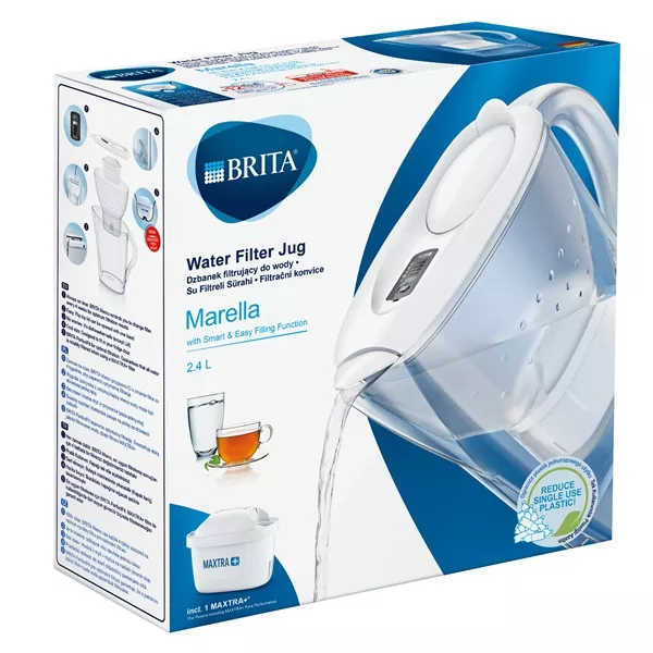 Brita BRH1039270 Marella 2,4l fehér vízszűrő kancsó