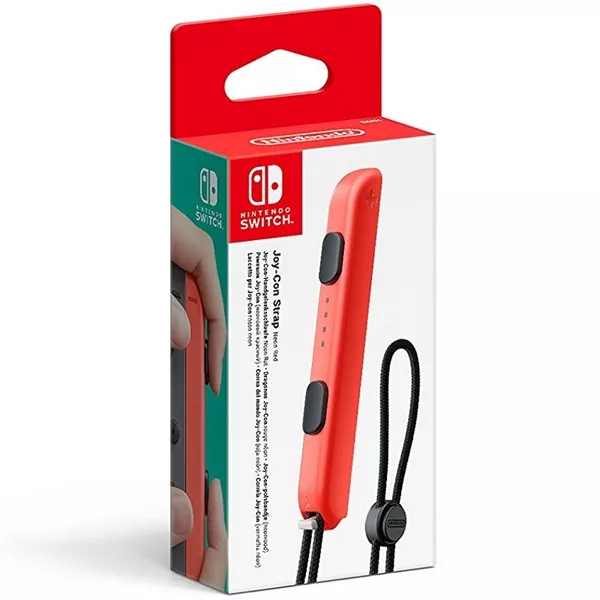 Nintendo Switch Joy-Con neon piros csuklópánt style=