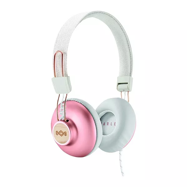 Marley Positive Vibration 2.0 vezetékes rózsaszín fejhallgató style=