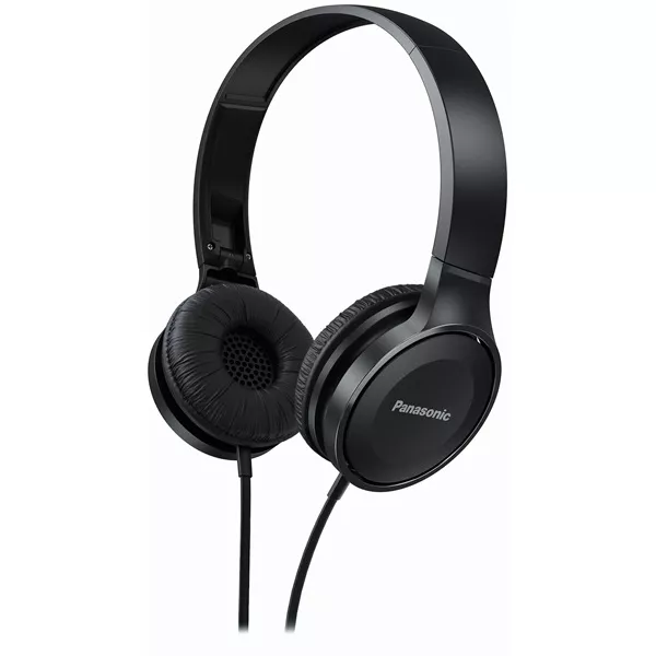 Panasonic RP-HF100ME-K mikrofonos fekete fejhallgató style=