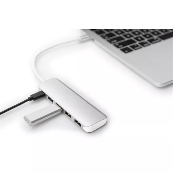 DIGITUS USB Type-C 4 portos USB 3.0 hub + PD