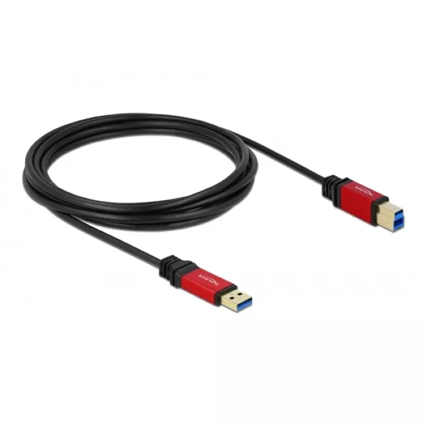 Delock Premium 82758 USB 3.0-A > USB-B apa/apa 3m kábel