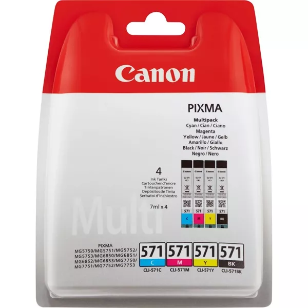 Canon CLI-571C/M/Y/BK MultiPack tintapatron