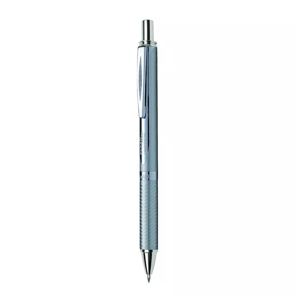 Pentel EnerGel BL407-A 0,35mm ezüst test/kék tinta prémium fém nyomógombos rollertoll