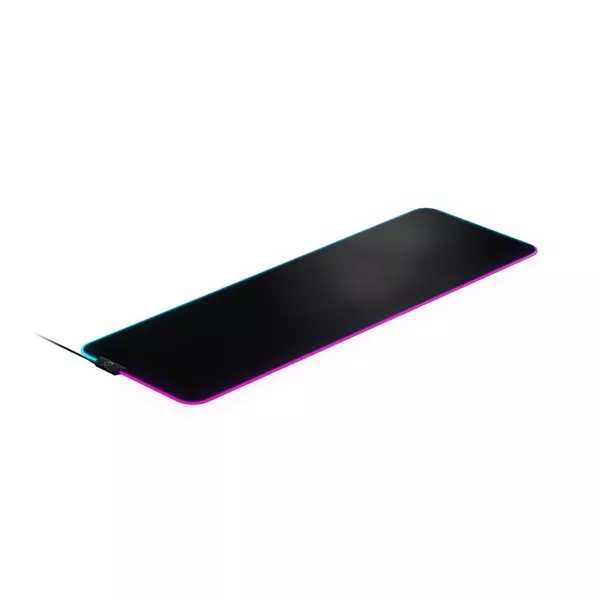 SteelSeries QCK Prism Cloth XL világító gamer egérpad