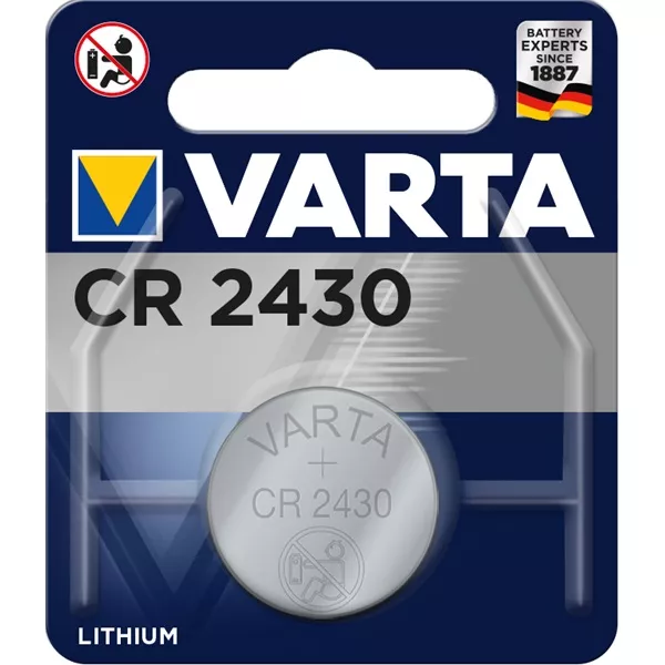 Varta 6430112401 CR2430 lítium gombelem 1db/bliszter