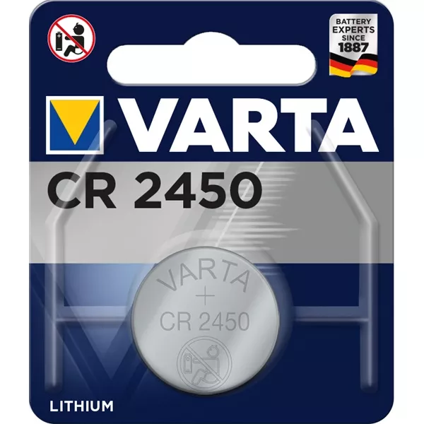 Varta 6450112401 CR2450 lithium gombelem 1db/bliszter