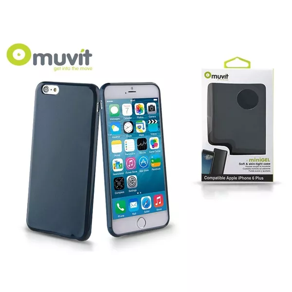 Muvit I-MUSKI0416 Muvit miniGel iPhone 6 Plus/6S Plus kék hátlap