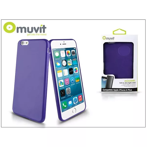 Muvit I-MUSKI0415 Muvit miniGel iPhone 6 Plus/6S Plus lila hátlap
