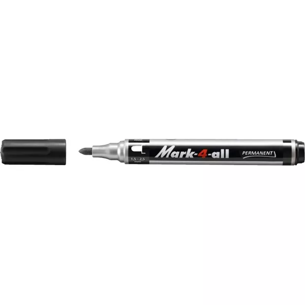 Stabilo Mark-4-All gömbhegyű fekete permanent marker