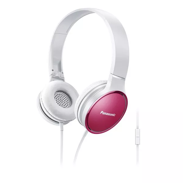 Panasonic RP-HF300ME-P mikrofonos fehér-pink fejhallgató style=