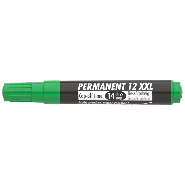 ICO Permanent 12 XXL zöld marker