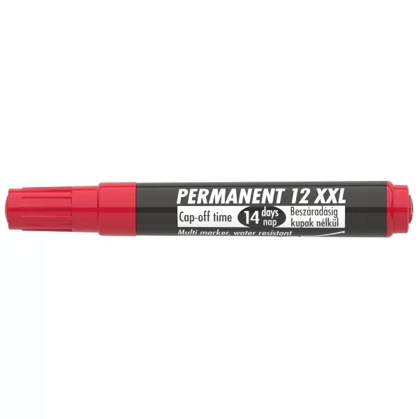 ICO Permanent 12 XXL piros marker
