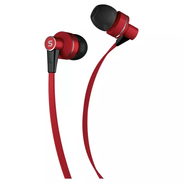 Sencor SEP 300 RED mikrofonos piros fülhallgató style=
