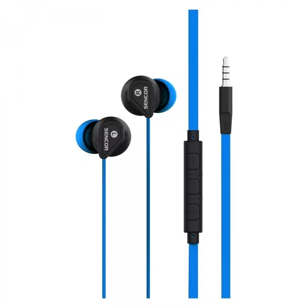 Sencor SEP 172 mikrofonos kék fülhallgató style=
