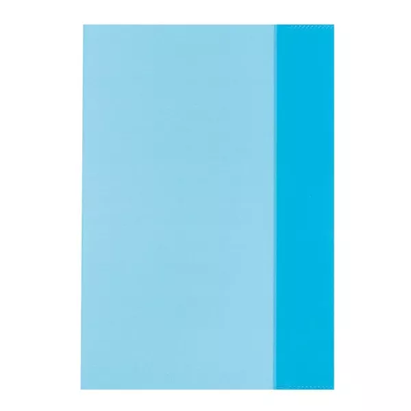 Herlitz A5 átlátszó kék füzetborító
