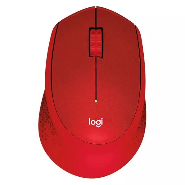 Logitech M330 Silent vezeték nélküli piros egér