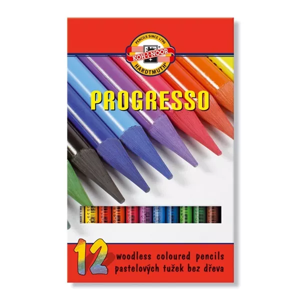 Koh-I-Noor Progresso 8756 12db-os színes ceruza készlet
