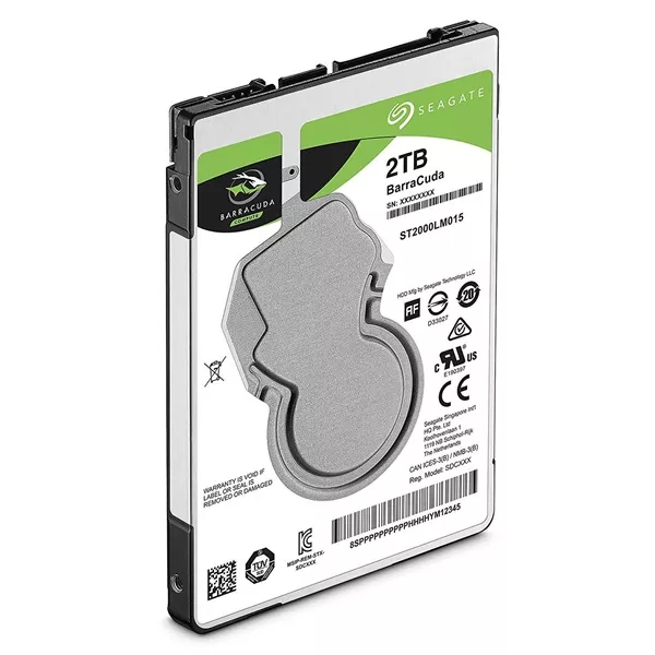 Seagate 2TB belső SATA III 5400RPM 128MB notebook winchester