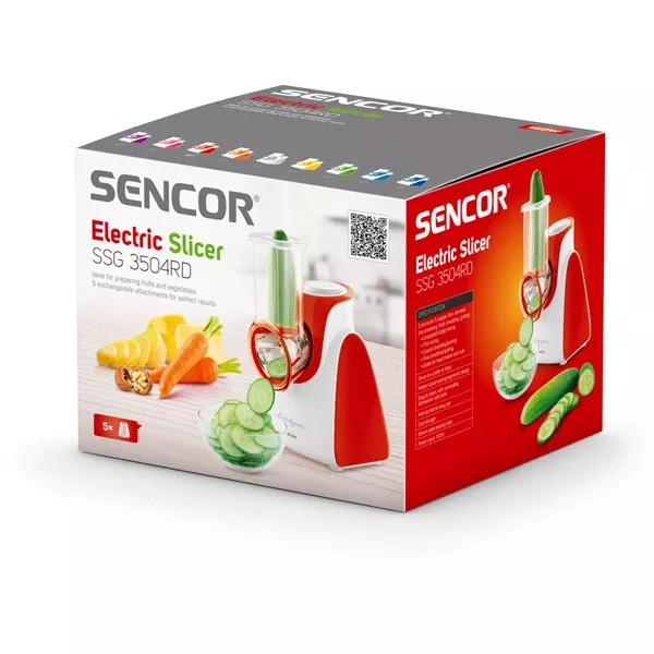 Sencor SSG 3504RD fehér-piros elektromos szeletelő