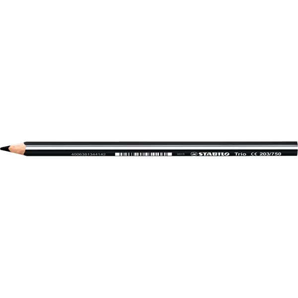 Stabilo Trio think 203/750 fekete vastag színes ceruza