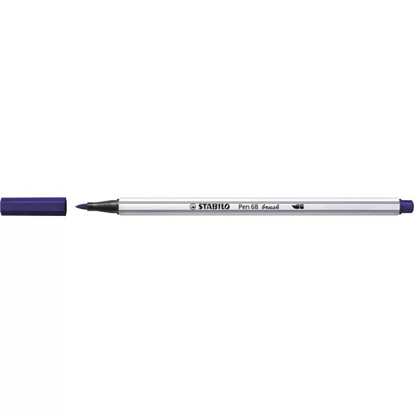 Stabilo Pen 68 brush sötétkék ecsetfilc