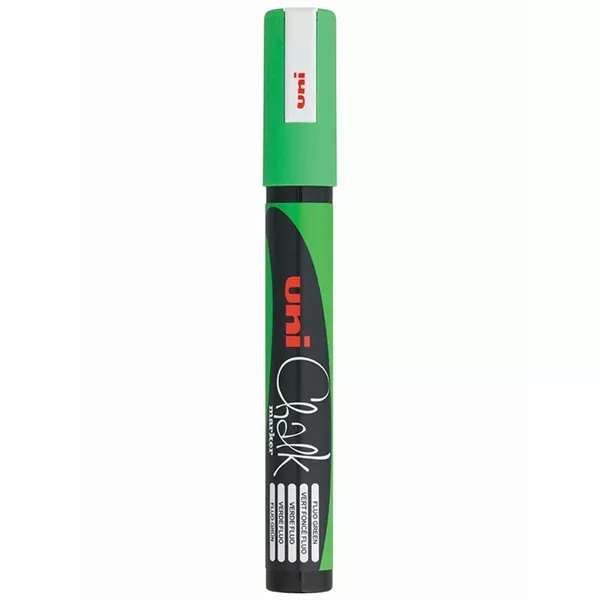 Uni Chalk PWE-5M fluor zöld folyékony krétafilc